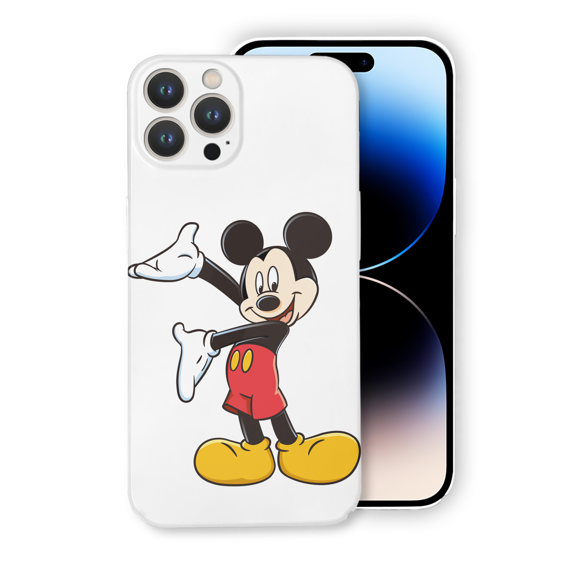 （画像用） ミッキーマウス Mickey Mouse 【iPhone 14シリーズ対応】ハードケース